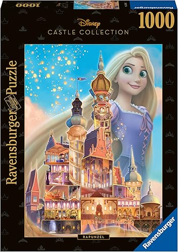 Miniatura 2 de Ravensburger Disney Castle Collection - Castillos de Disney Rapunzel - Rompecabezas de 1000 piezas para adultos - 17336 - Cada pieza es única la