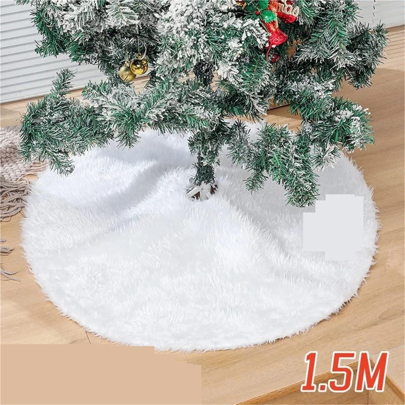 tappeto albero di natale Tappeto for alberi di Natale, gonna for albero bianca, tappetino decorativo, tappeto, grembiule, coperta(1.5M)