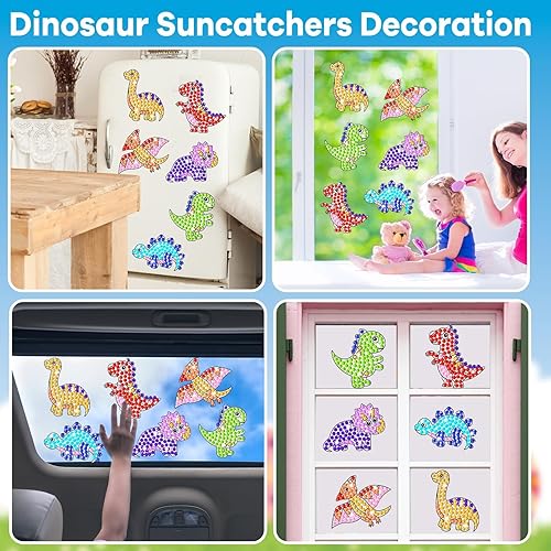 Vista 20 de Qyeahkj Juego de 6 piezas de arte y manualidades de verano, atrapasoles, manualidades fáciles para niños, adolescentes de 4 a 12 años, divertidos