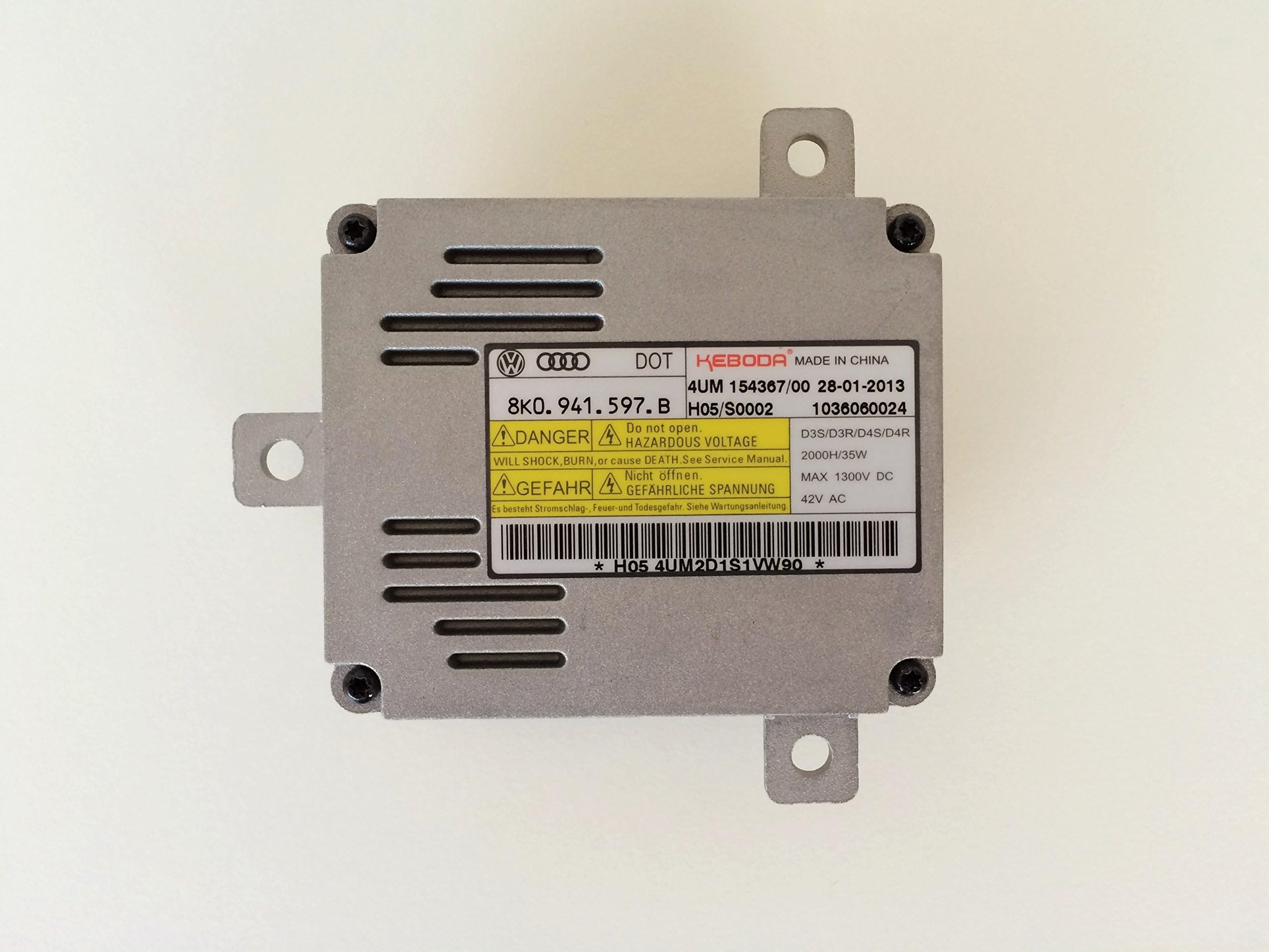 NEW! OEM! for 10-14 Audi Q7 Xenon BALLAST HID CONTROL UNIT MODULE ECU 8K0 941 597