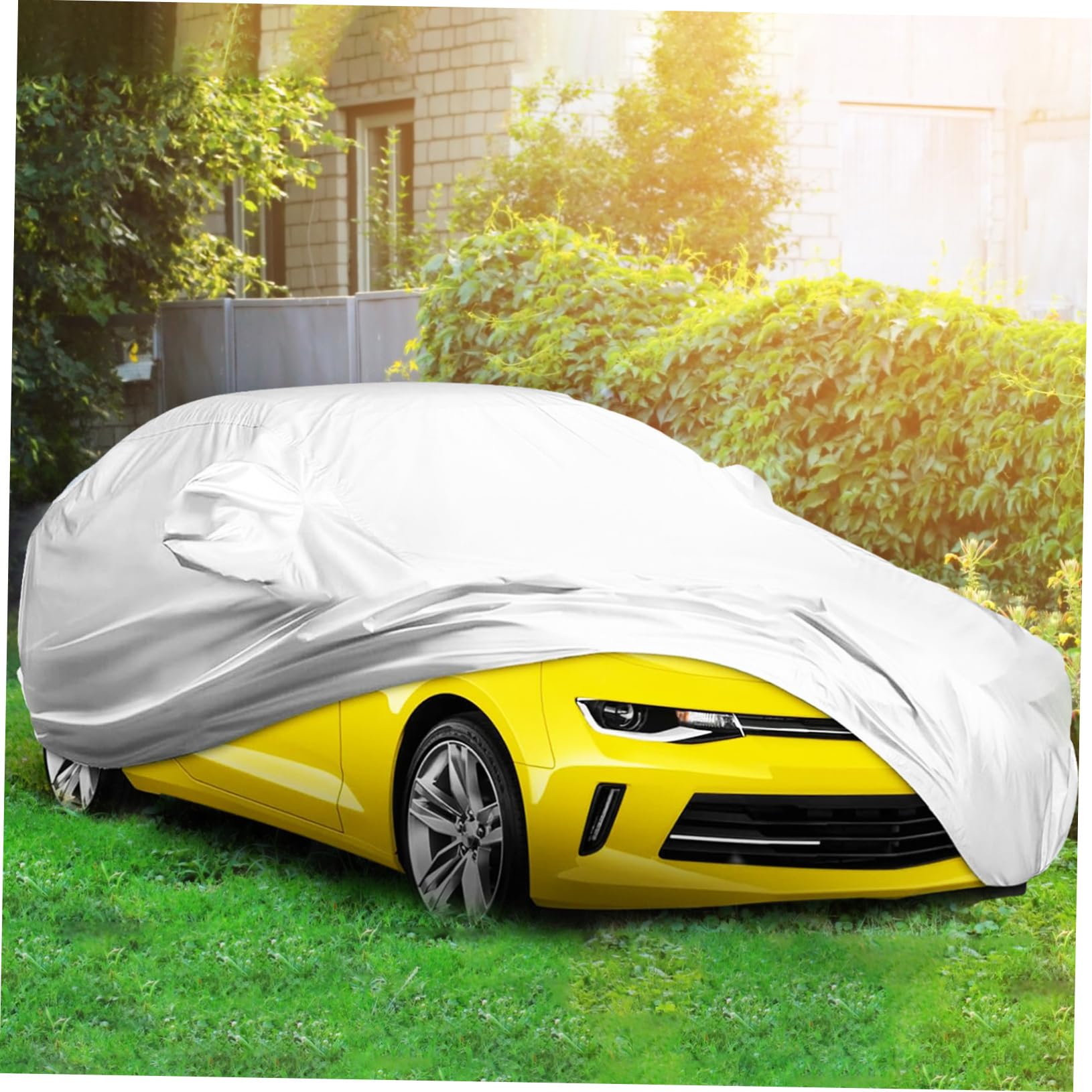 Ciieeo 170t Outdoor Car Cover for Automobiles Weather XL and Windproof Car Cover for Snow Uv Rain and — view 6
