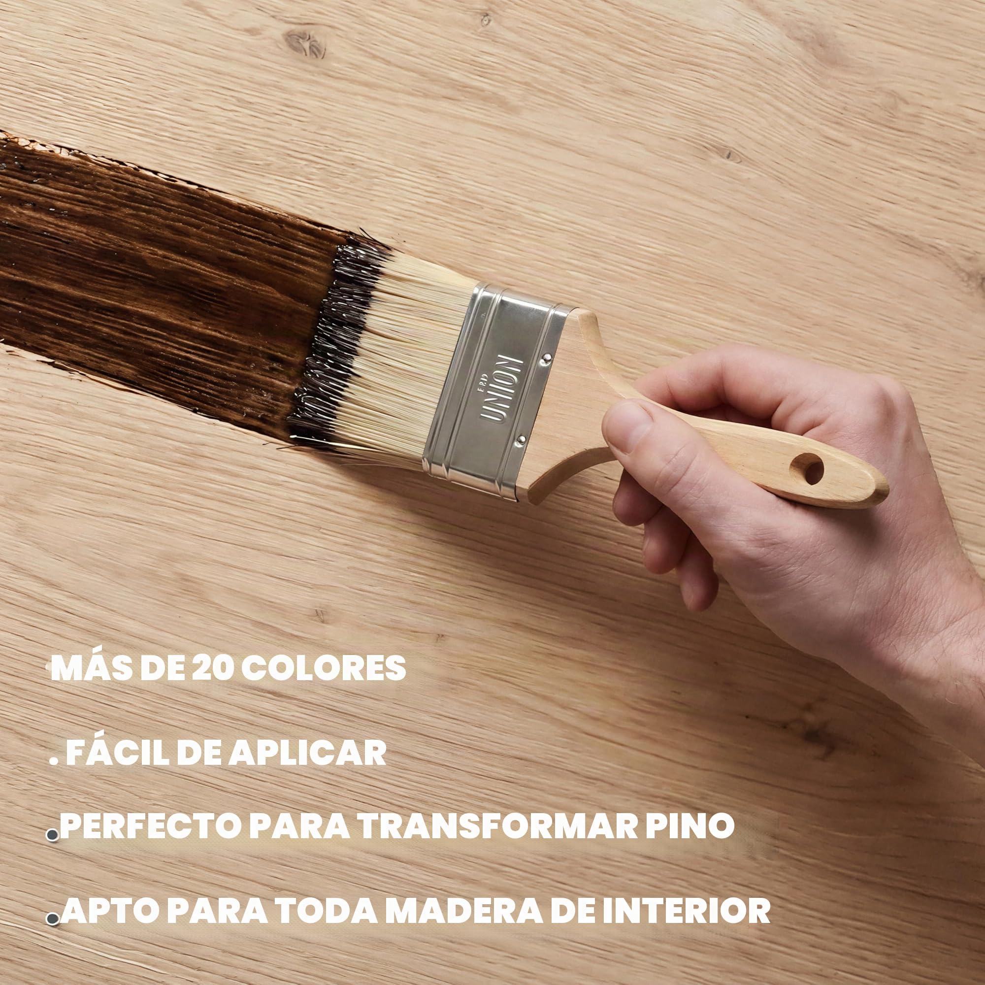 Littlefair's Tinte para Madera 500ml - Acabado Premium, Fácil de Usar y Limpiar Tinte Madera - Basado en Agua, Seguro y Ecológico - Disponible en Muchos Colores - Color: Roble Inglés