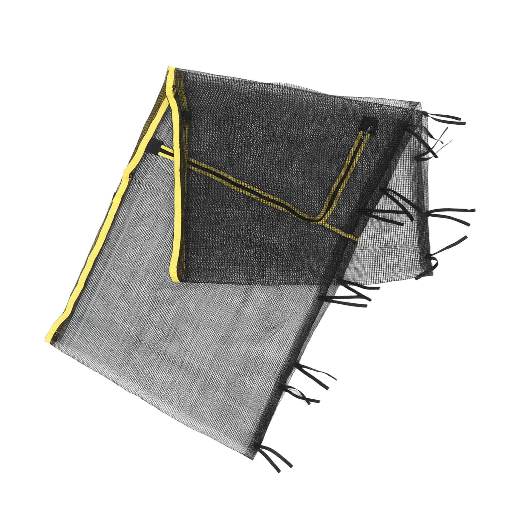 VINTORKY Trampoline Safety Net Replacement 4ft Round Diameter 1.2m Nylon Enclosure Net with 6 Poles Protective Safety Barrier for Boys and Girls’ Round Frame Trampolines