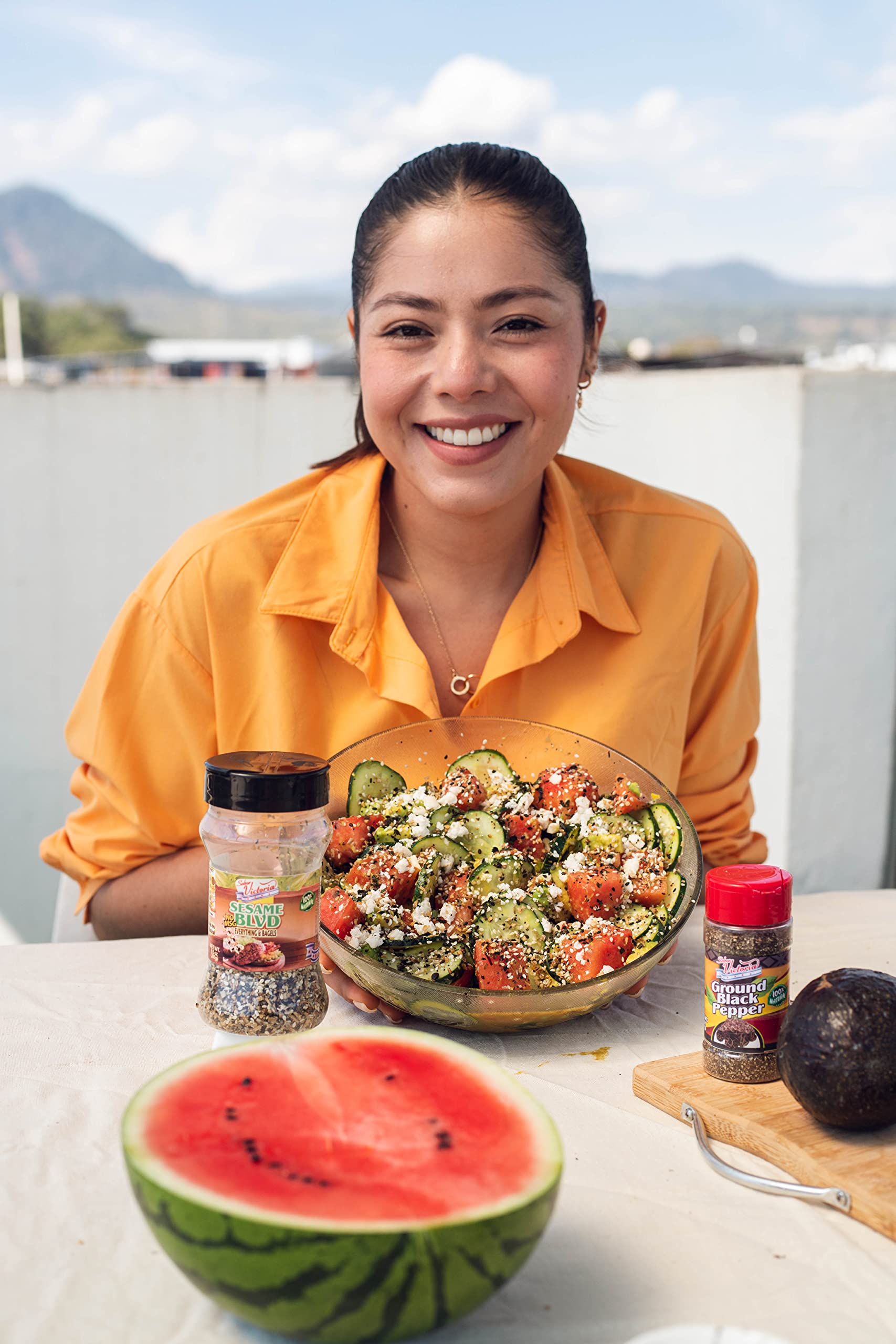Everything Bagel Seasoning Blend 9.5oz Sesame Blvd Sea Salt And Spices Dried Minced Garlic And Onion