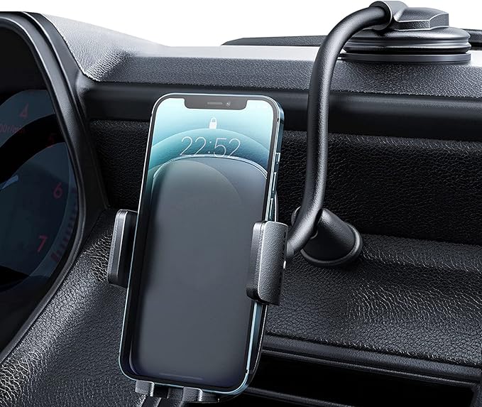Phone Car Mount,Car Phone Mount,Long Arm Dashboard Windshield Car Phone