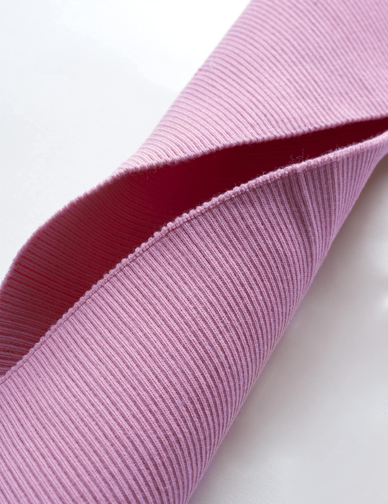 TinaKim Rib Knit Fabric,Make Jacket Waistbands Hem Cuffs,Ribbing Jersey Trim Material, for Sweatshirt Coat Sewing (Pink, 36x6in) - Image 3
