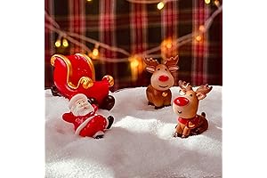 Mini Reindeer Figurines: Captivating Christmas Decor