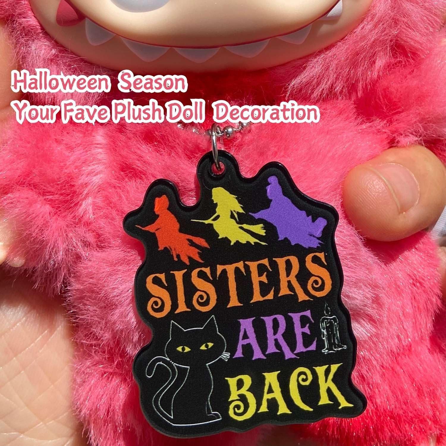 13PCS Fine Acrylic Spooky Witch Sisters Decor Ornaments Set – Halloween Decorations, Decorating Accessories & Charms, Halloween Party Favors, Trick or Treat Gifts (Witch Sisters) image 3