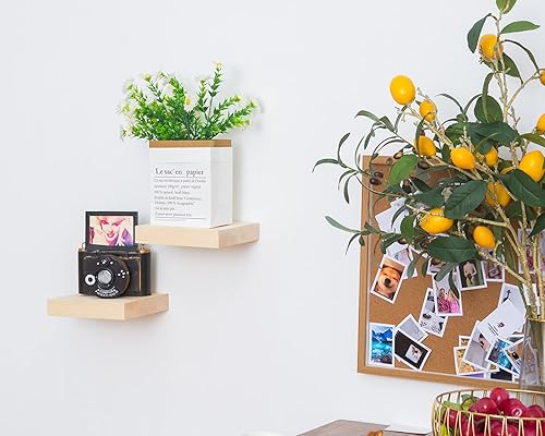 Miniatura 9 de Estantes flotantes blancos, estantes flotantes blancos para pared, estantes de pared con soporte invisible, estantes de baño, decoración de