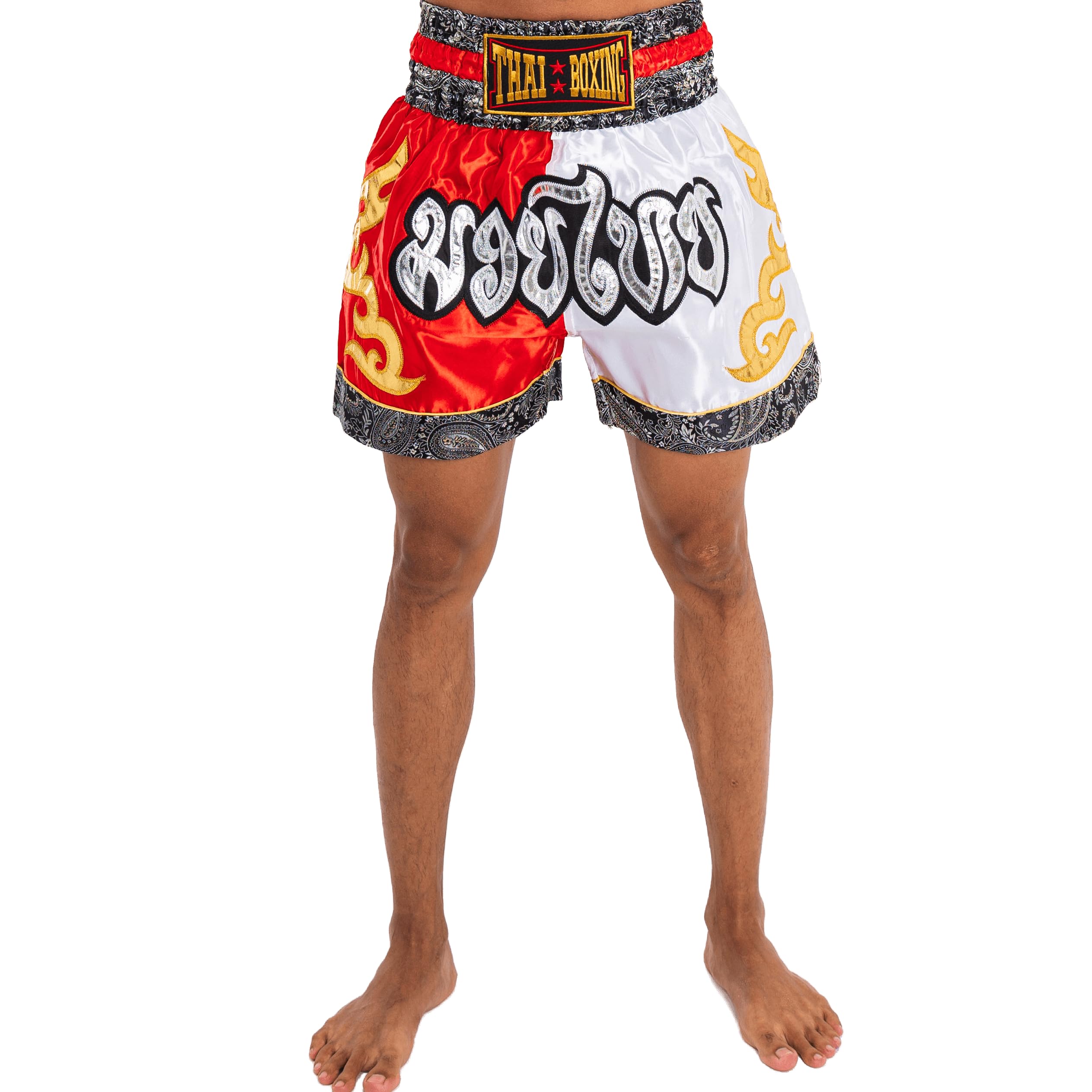 Short de boxe Muay Thai pour homme et femme Coupe ajustée MMA Boxe Entraînement Kickboxing Vêtements d'arts martiaux