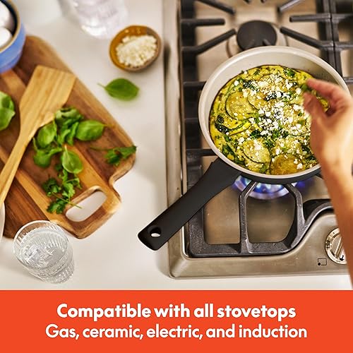 Miniatura 8 de bella Juego de utensilios de cocina de 7 piezas con revestimiento antiadherente de cerámica EverGood, apto para lavavajillas, apto para horno, todas