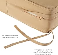 Vista 11 de Greendale Home Fashions 2-Piece Outdoor Deep Seat Cushion Set, Steel Blue Stripe