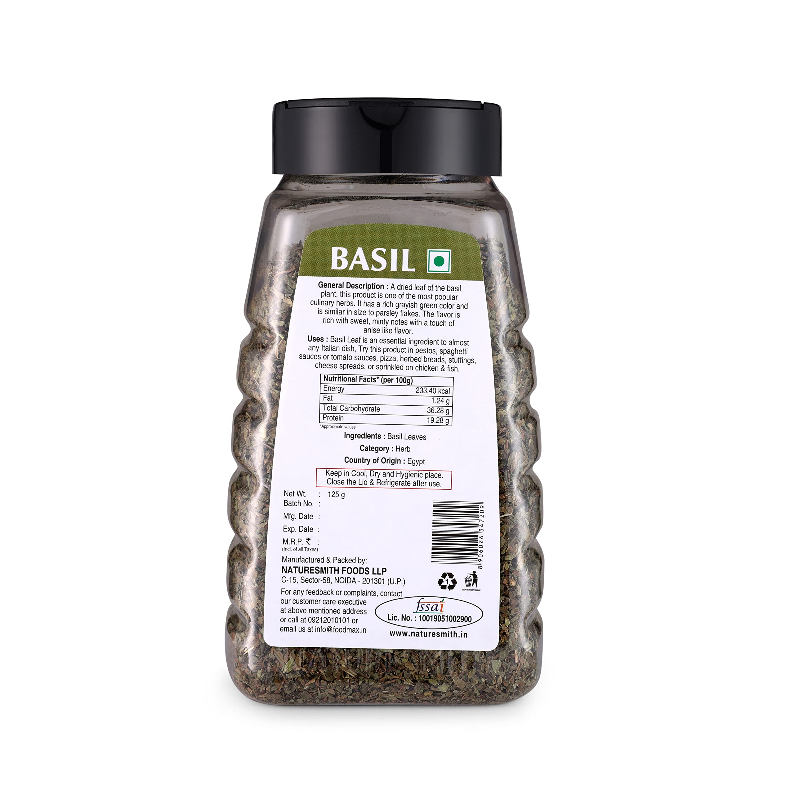 NATURESMITH BASIL-125g & NATURESMITH OREGANO PREMIUM-150g || READY TO USE COMBO PACK || - Image 3 thumbnail