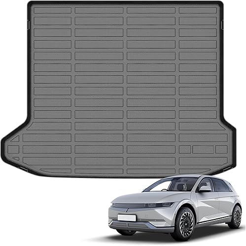 Miniatura 38 de Auxko Alfombrillas para todo tipo de clima, aptas para Hyundai Palisade 7 y 8 asientos 2020-2024 2025, juego de accesorios de goma de elastómero