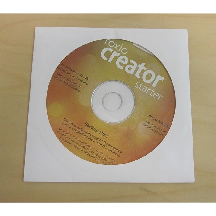 Buy Dell Roxio Creator Starter Edition Installation Cd Dell P N 0gyd9f Online At Desertcart Botswana