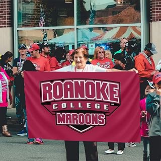 Roanoke College Logo Flag 3x5ft, Home Garden Flag, Suitable For Indoor Or Outdoor