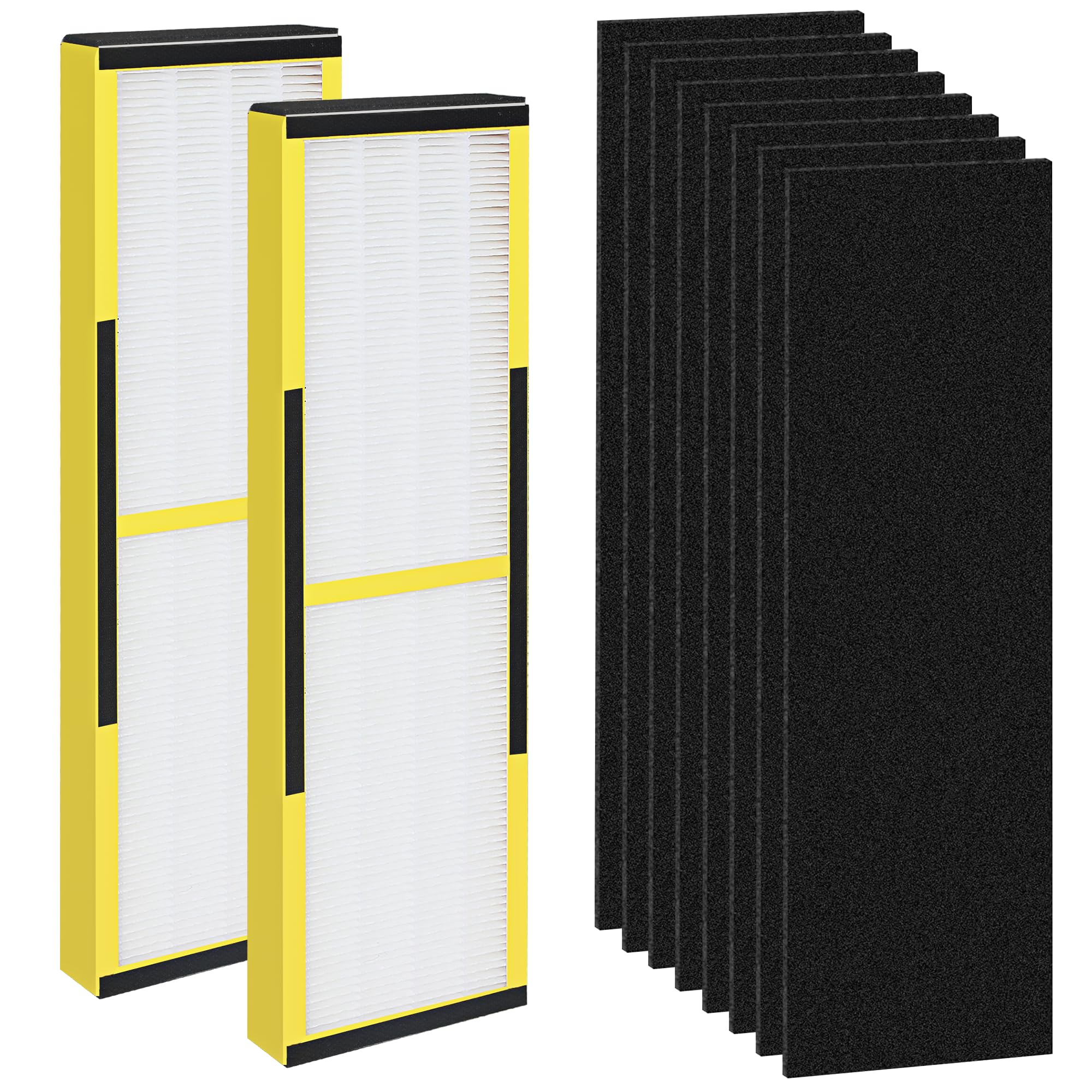 Photo 1 of 2 Pack FLT4825 True Filter B Replacement with 8 Pre-Filters Compatible with Guardian Air Purifier AC4825 AC4300 AC4800 AC4900 AC4850,H13 Filter
