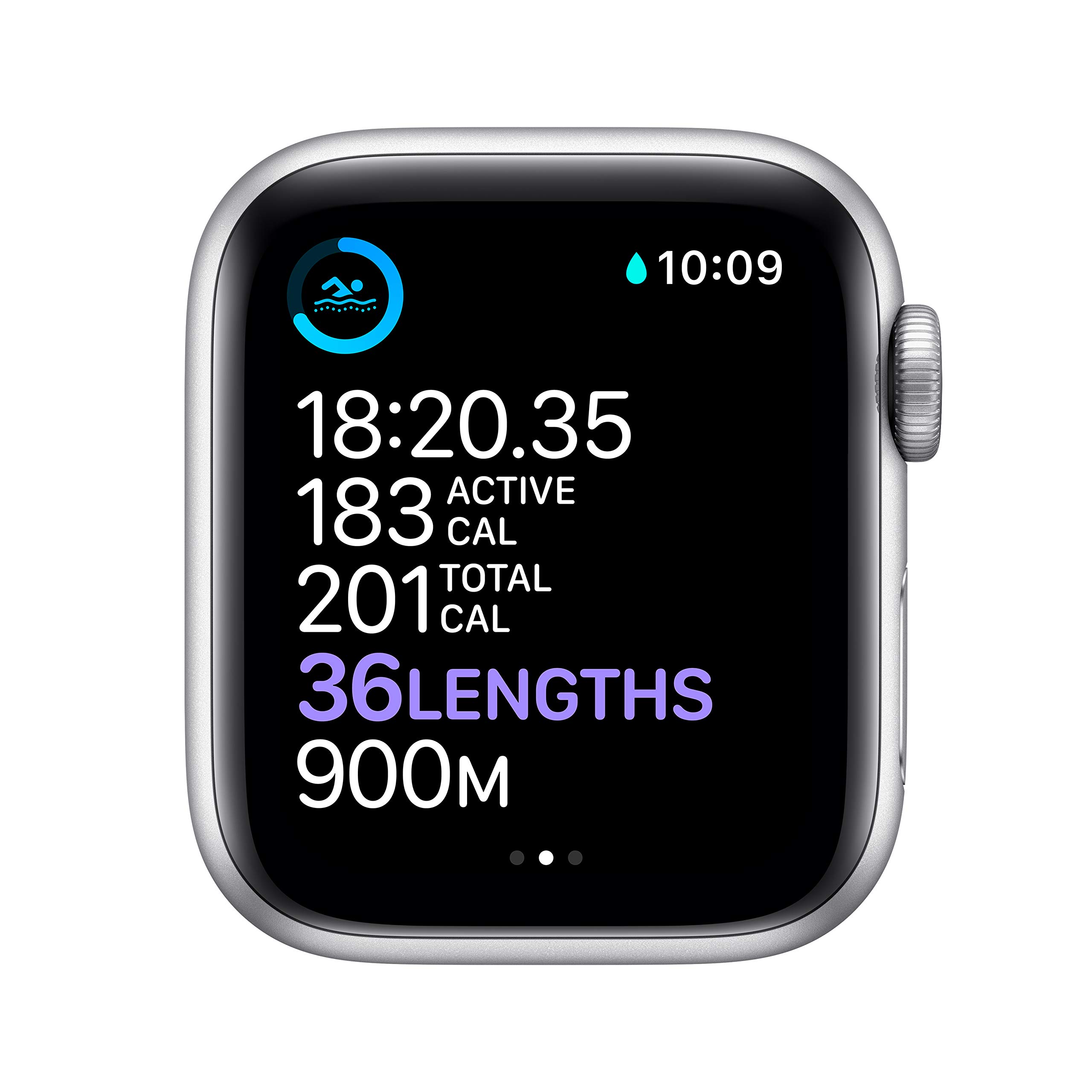 Apple New Watch Series 6 (GPS, 40mm) - Silver Aluminium Case with 