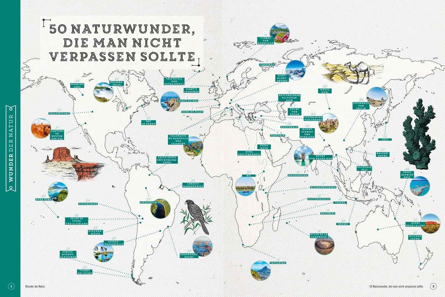 DUMONT Bildband Atlas der Reiselust: Inspiration für ein ganzes Leben