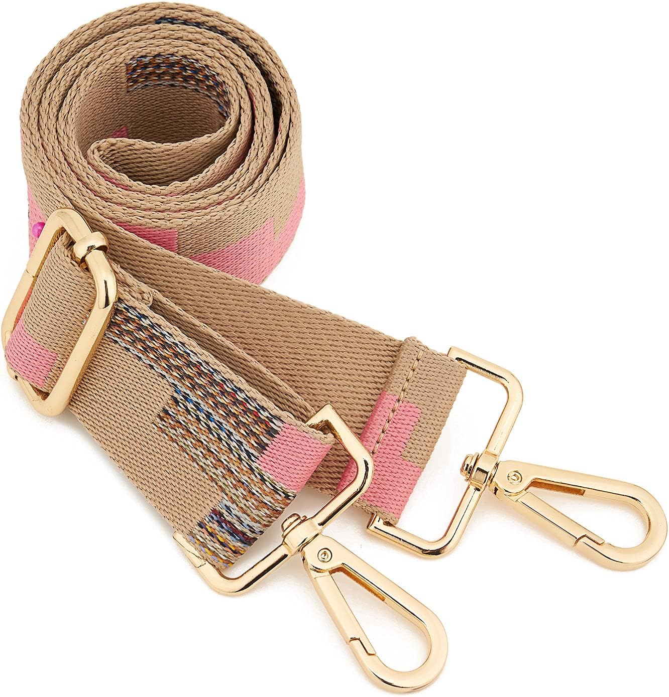 Bandeau D'épaule Ajustable Et Large De 5 Cm Pour Sac à Main – Remplacement De Sangle En Bandoulière Ou D'anse – Motif Floral Diamant