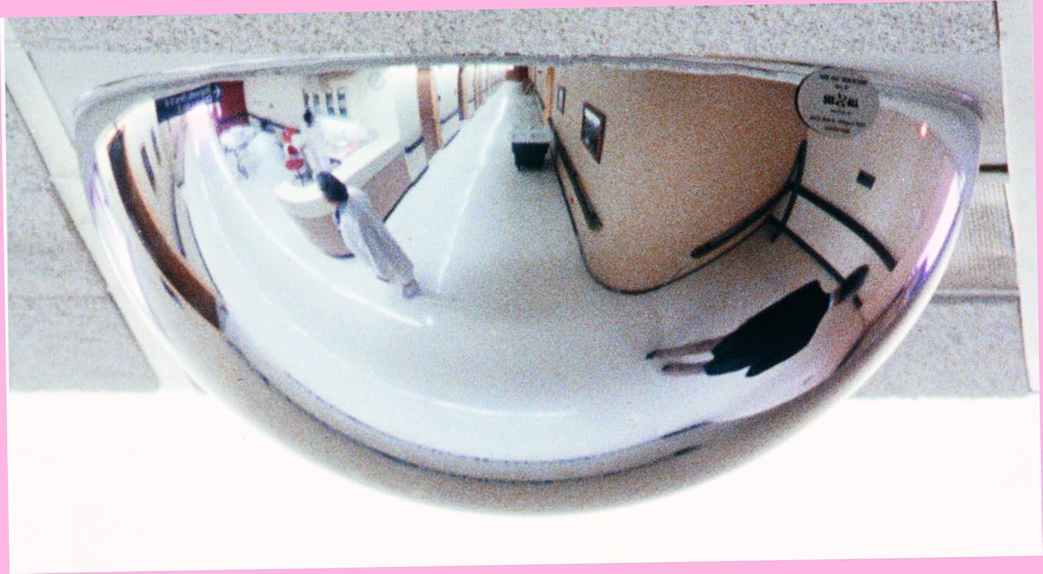 See All PVT-BAR2X2 Panaramic Full Plexiglas Security Mirror, 360 Degree Viewing Angle, 2' x 2' Drop in, (Pack of Two - 24" Diameter)