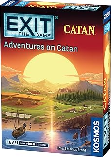 EXIT: The Game - Adventures on Catan | Interactive Escape Room Experience| Cooperative | 1-4 Players | 10+ | Kosmos | Game for Kids and Adults