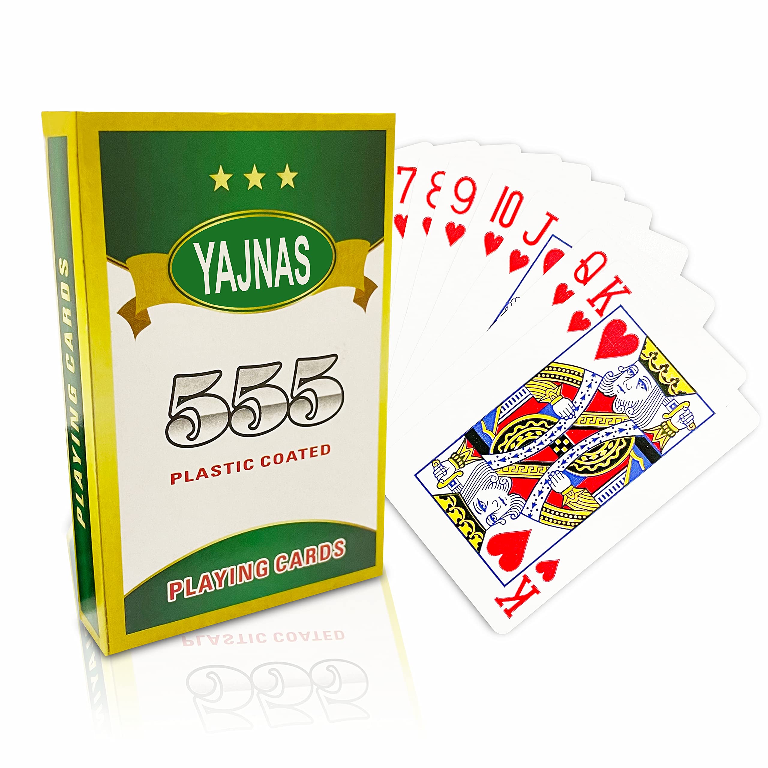 YAJNAS Playing Cards - Pack of 1 Deck, Pocker Playing Card/Rummy Playing Card Decks, Playing Cards for Adult and Child (Multicolour) (B08KTLC8GS) Amazon Price History, Amazon Price Tracker