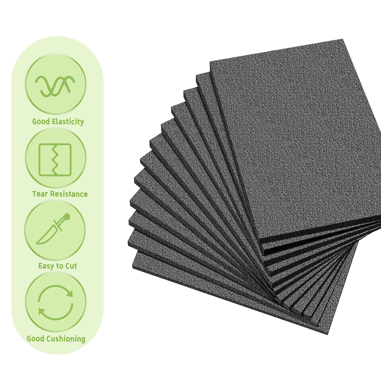 12 PCS Polyethylene Foam Sheet - 12
