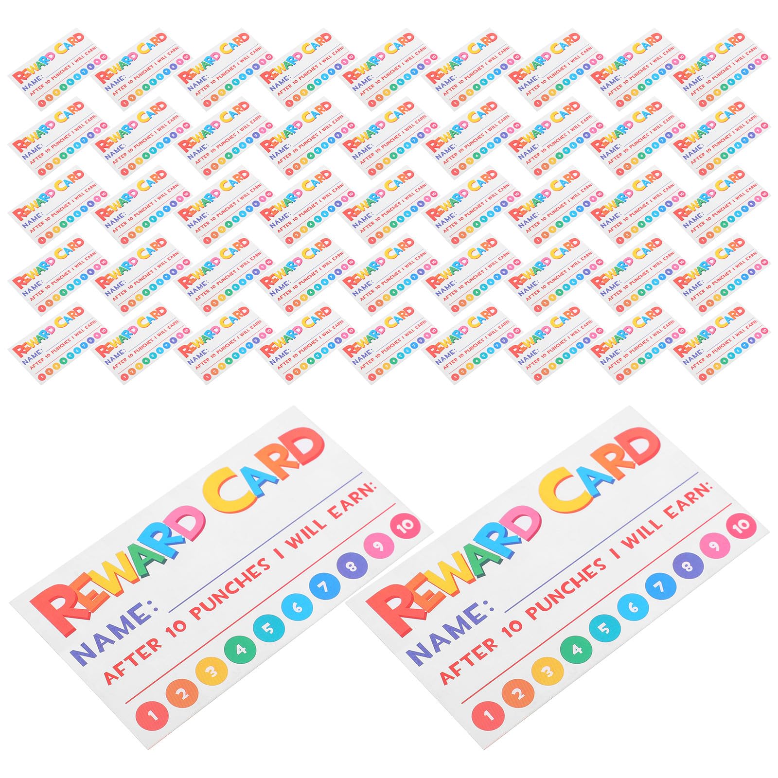 Tarjetas de Recompensa MAGICLULU en Papel Blanco para Estudiantes y Profesores en Aula, 300 Uds 8