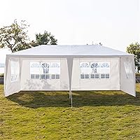 Vista 1 de Gazebo al aire libre, toldo para cochera, refugio de camping, comercial, instantáneo, impermeable, con paredes laterales, tienda de campaña