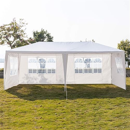 Gazebo al aire libre, toldo para cochera, refugio de camping, comercial, instantáneo, impermeable, con paredes laterales, tienda de campaña para