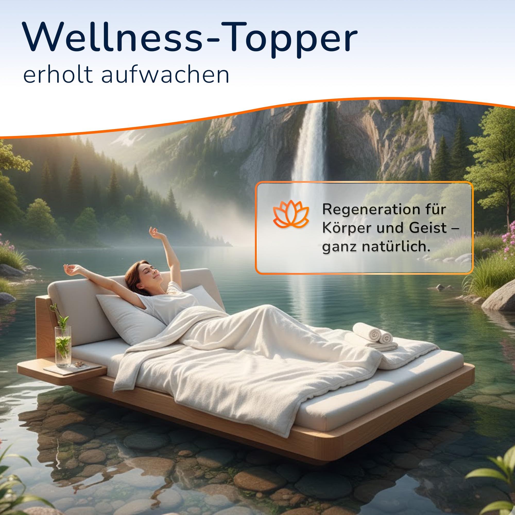 MSS e.K. Kaltschaum-Matratzentopper 200 x 200 cm - 10 cm Dicke Matratzenauflage | Matratzenschoner | Designed und produziert in Deutschland | Oeko-TEX Zertifiziert