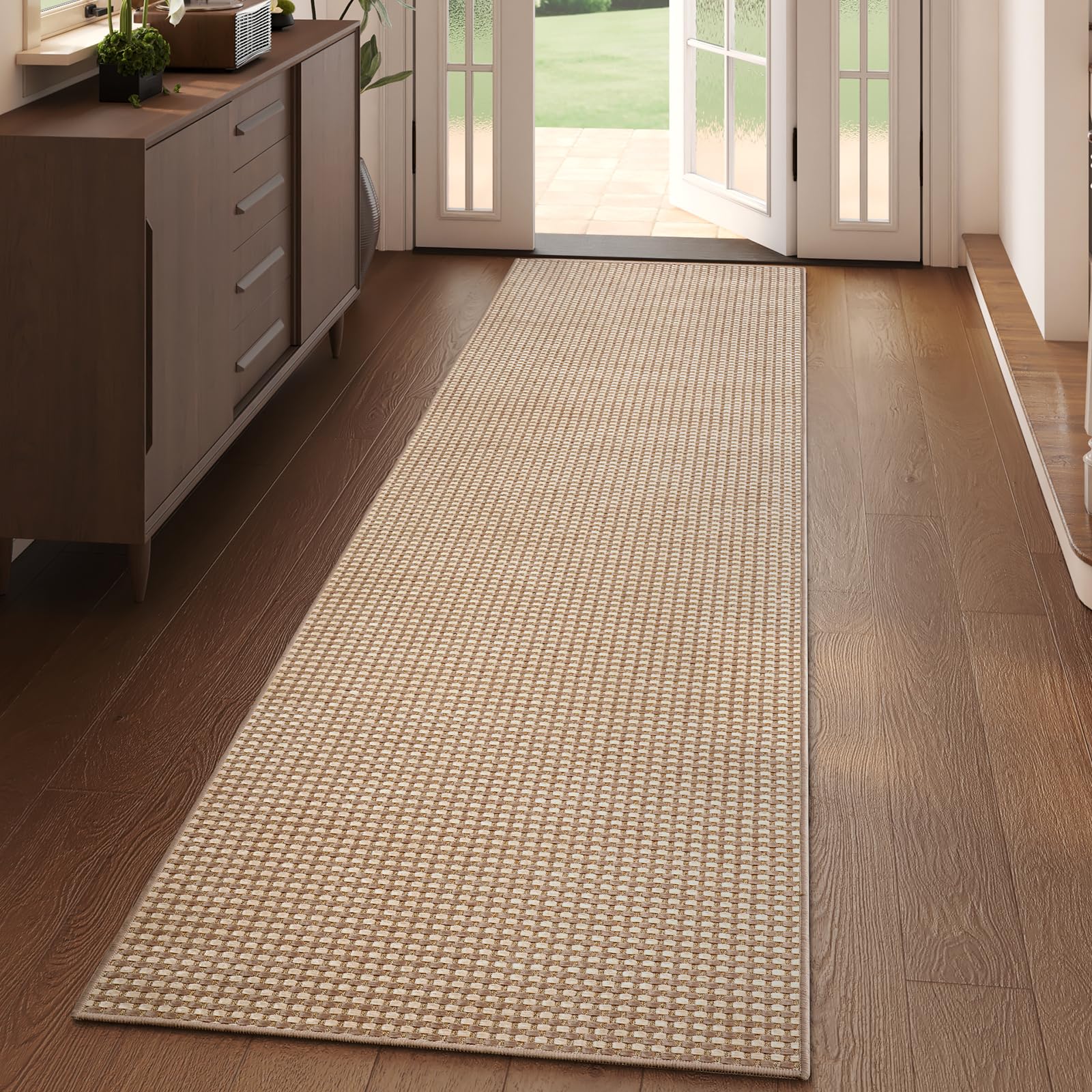 Nesrt Runner Rug For Hallway 2x6, Washable Non Slip Soft Boho
