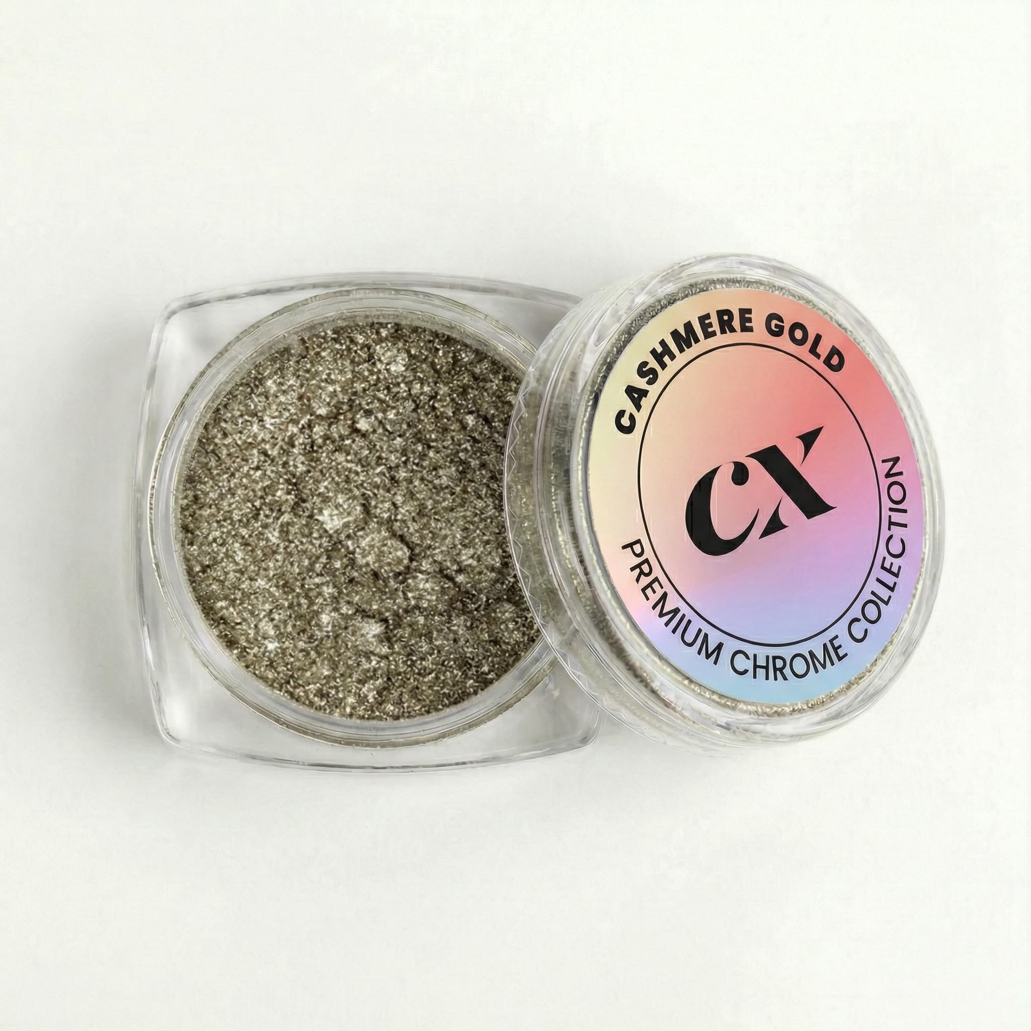 Calyx Cashmere Gold Chrome Powder | Nail Art Powder | Mirror Shine Effect | Smooth Application | Metallic & Glazed Nail Finish-image-18