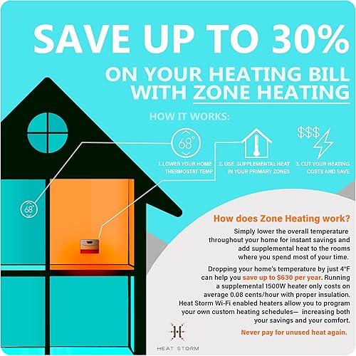 Miniatura 14 de Heat Storm HS-1000-WX-WIFI Calentador infrarrojo Wi-Fi, 1000 vatios