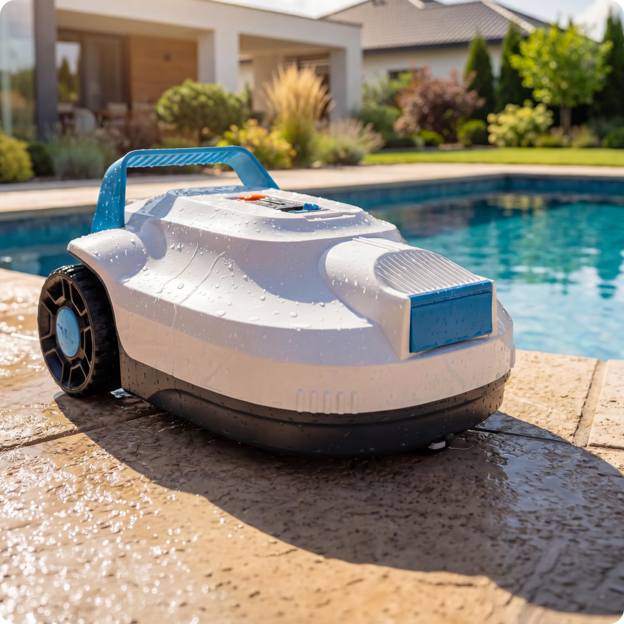 THUNDER RW-RB-1 Robot Basenowy Bezprzewodowy, do 60 m², 2 godz. Pracy