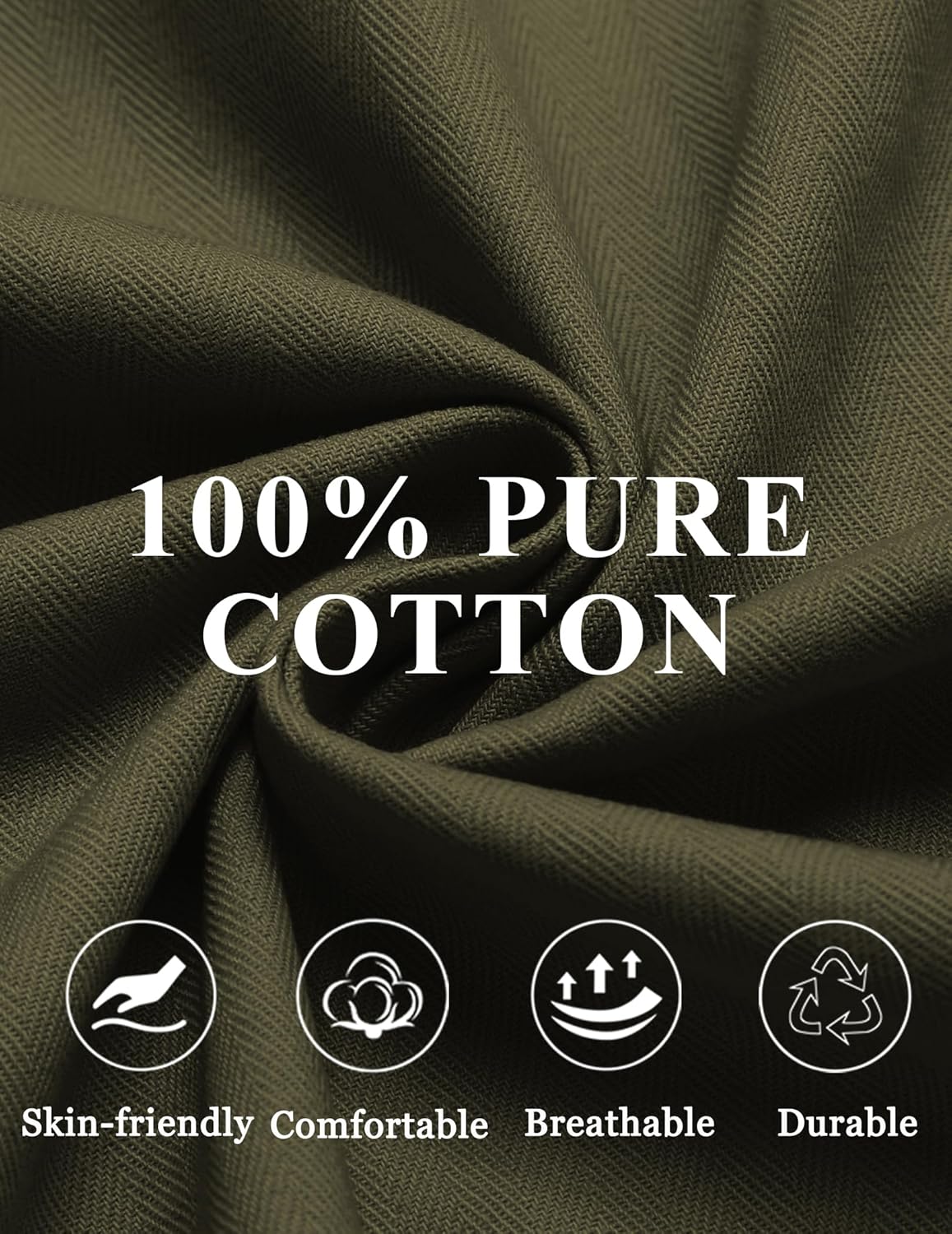 COOFANDY Men's Herringbone Blazer Slim Fit Cotton Sport Coats Two Buttons Casual Suit Jacket - Image 5