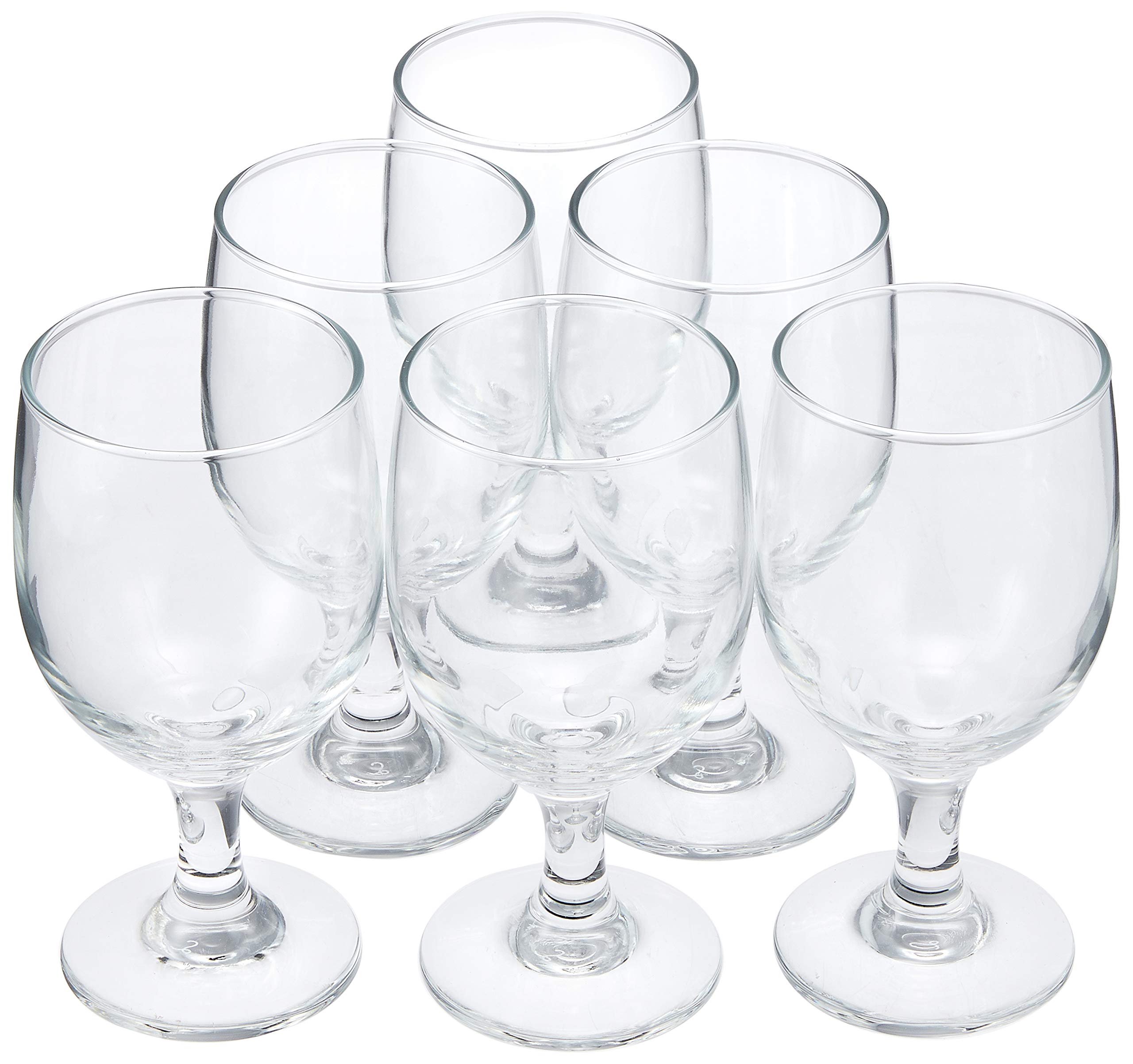 Libbey RLBE701 Embassy Goblet No. 3711 Soda Glass (Pack of 6)