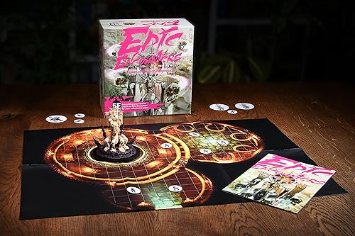 Miniatura 2 de Epic Encounters: Tower of The Lich Empress RPG Juego de rol de fantasía con enorme jefe miniatura, alfombrilla de juego de doble cara y libro de