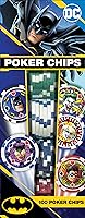 Vista 1 de Masterpieces Batman - Juego de fichas de póquer – 100 piezas estilo casino coleccionable con bandeja, licencia de DC Comics, unisex, a partir de 12
