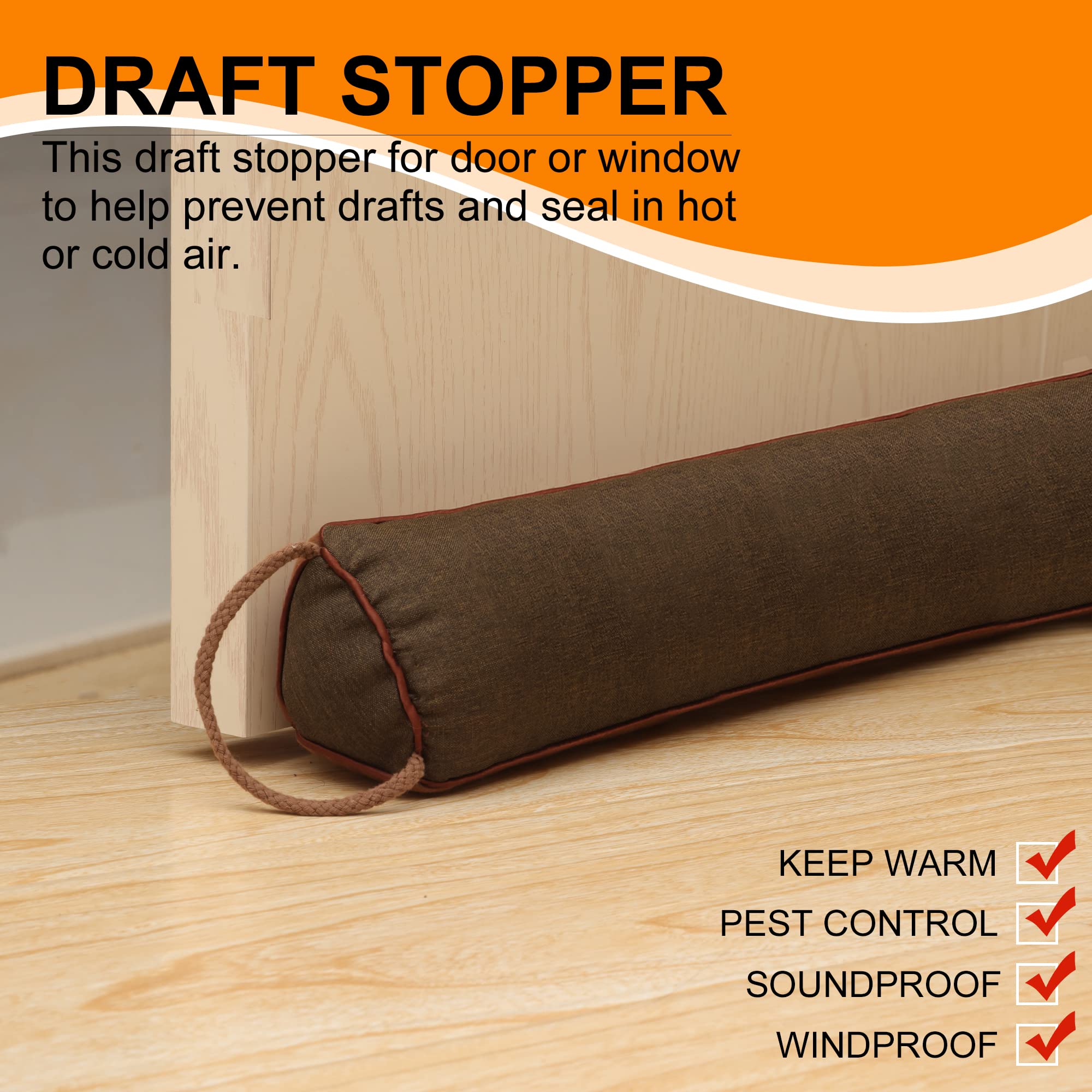 Sound Proofing Strip TORRAMI 30 Inch Door - 2.09LB Heavy Duty Air ...