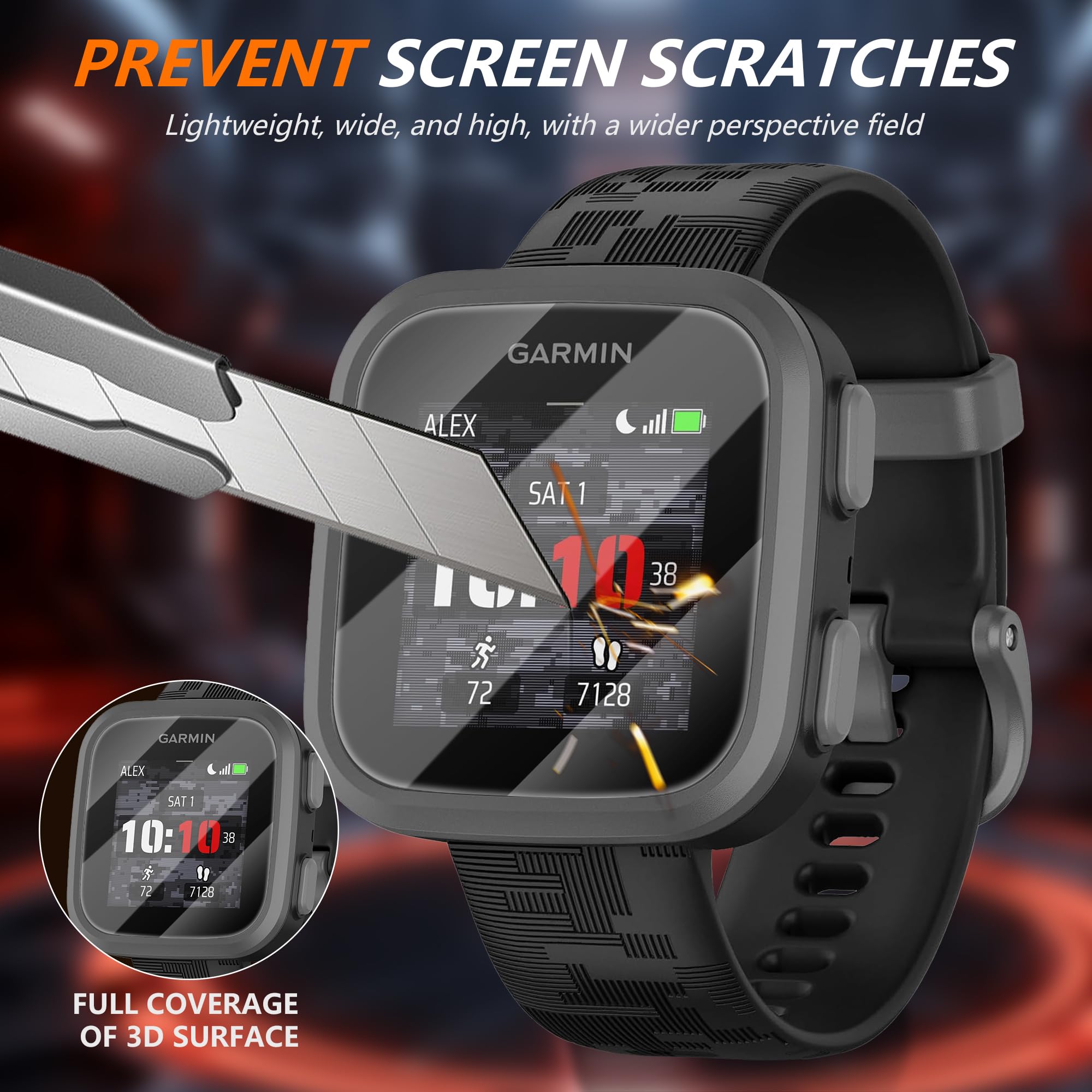 Upscreen Protection D'écran Pour Garmin Bounce Film Protecteur – Transparent, Anti-Trace