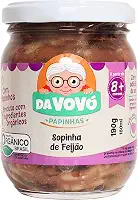 Da Vovó, Papinha Infantil, Linha + 8, Orgânica, Sabor Sopinha de Feijão, 100ml
