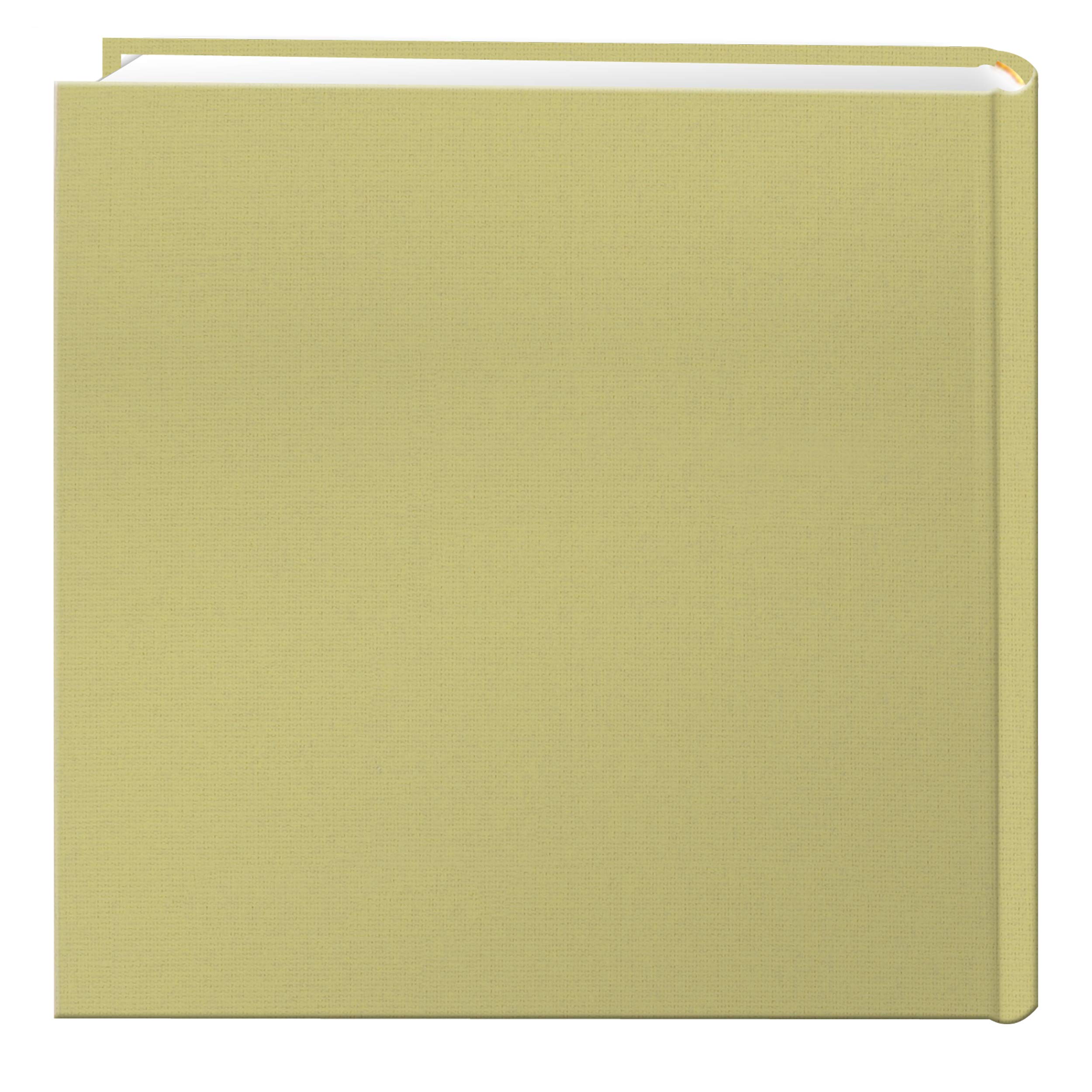 Pioneer Fotoalbum mit Fotofächern und Fotorahmen-Einband aus Stoff Soft Yellow – Ansicht 2