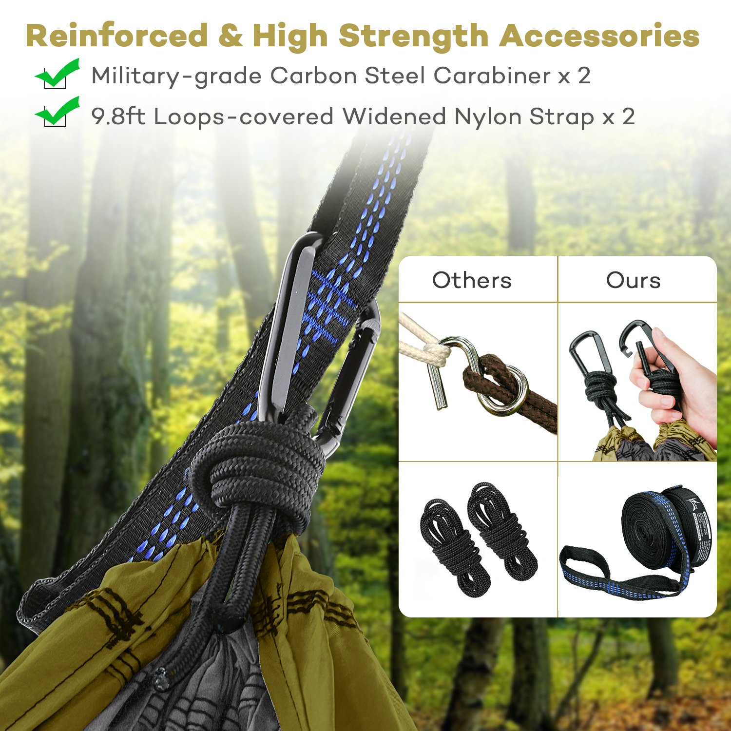 OUTDRSY Reinforced Camping Full Set, 118