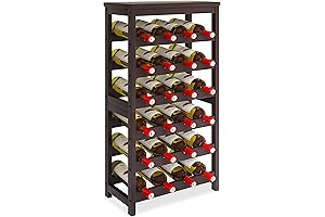 STELLSTAR Bamboo Wine Rack: Store Your Vintage Elegantly