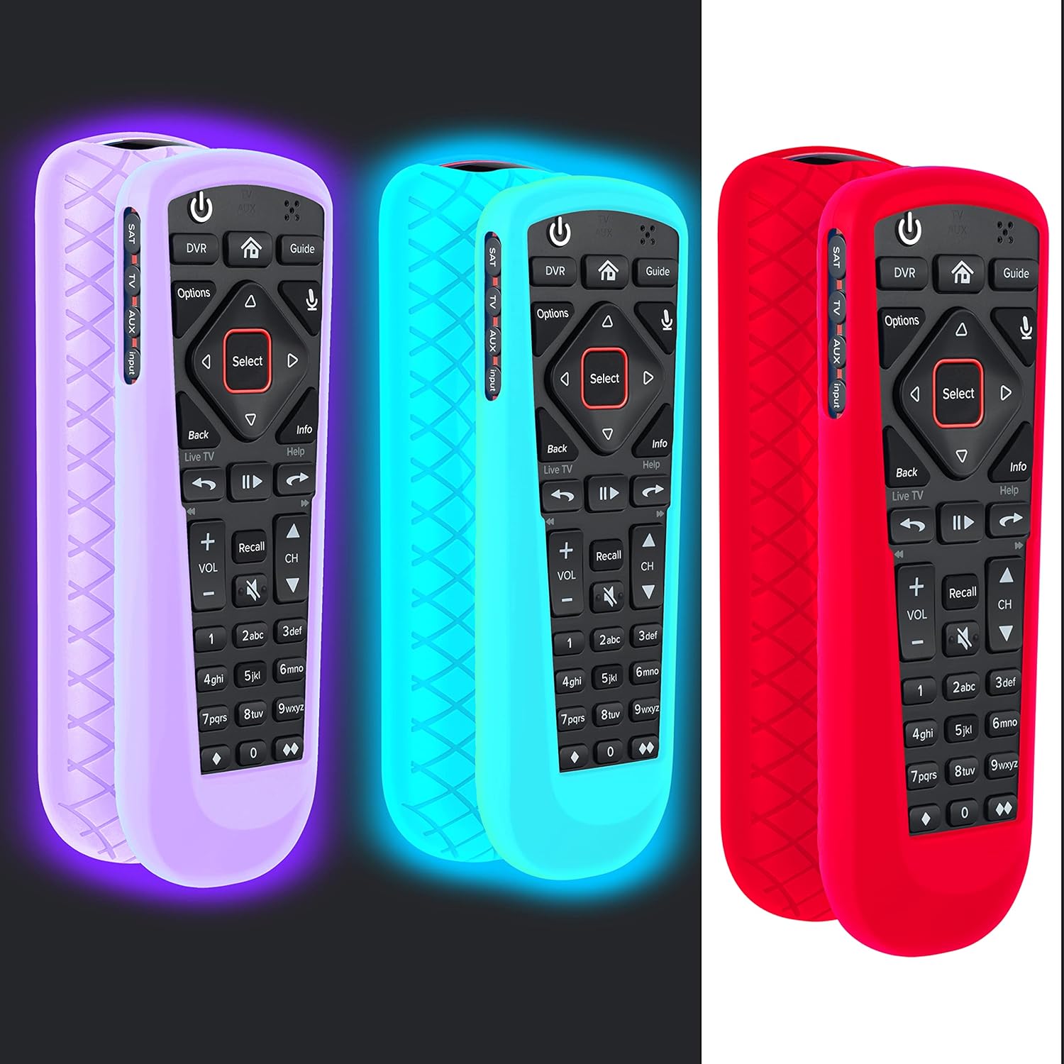 3 Pack Cover for Dish Network Remote, Case for Dish TV