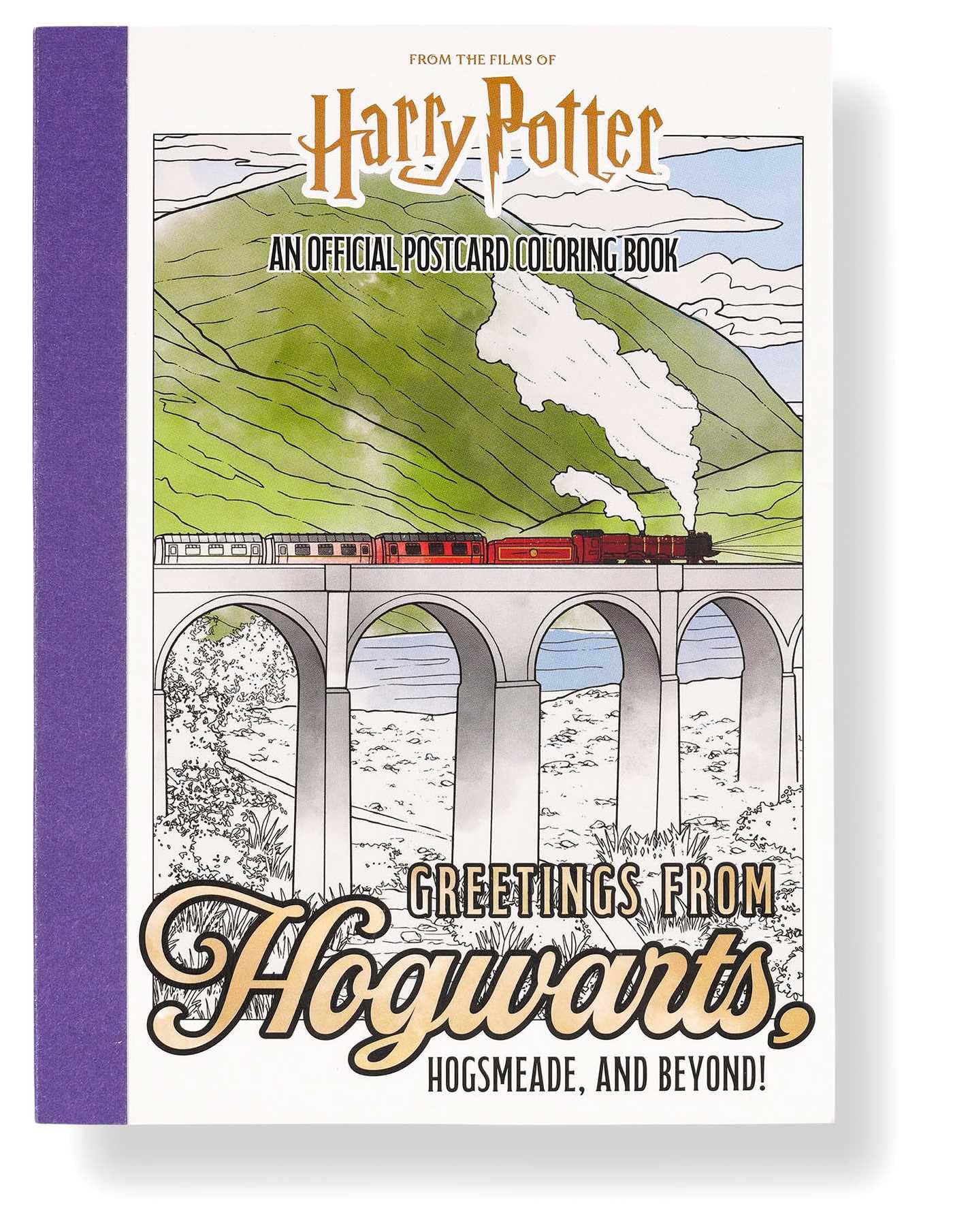 Harry Potter: Greetings from Hogwarts, Hogsmeade, and Beyond!: An Official Postcard Coloring Book