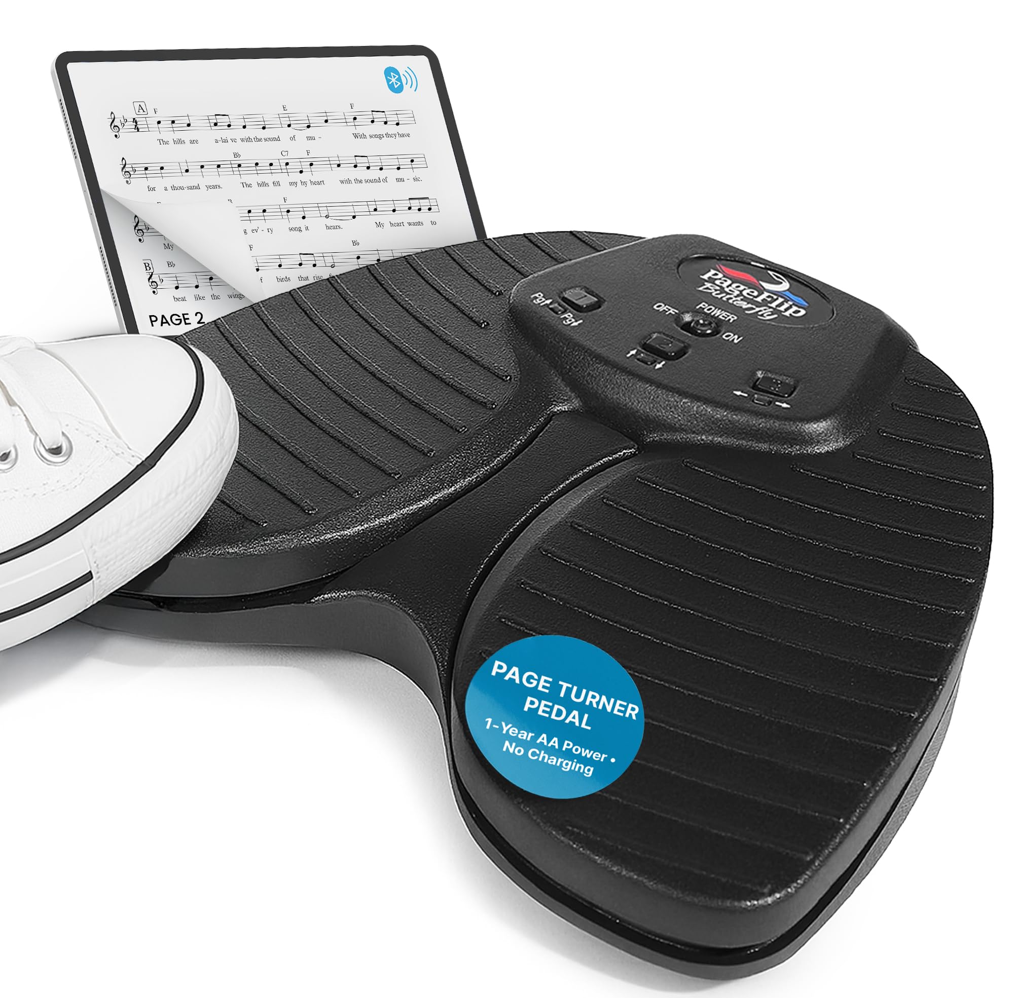 BUTTERFLY - Pebei Amazon.com: PageFlip Butterfly Bluetooth Page Turner Pedal