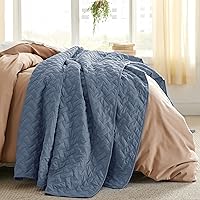 Vista 8 de Bedsure - Juego de edredón tamaño Queen - Edredones ligeros tamaño Queen con patrón de trenzado, juego de ropa de cama suave, juego de edredón